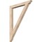Ekena Millwork Traditional Traditional Smooth Bracket, Douglas Fir, 3 1/2"W x 36"D x 48"H BKT04X36X48TRA01SDF - alternate 1